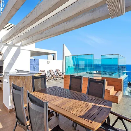 公寓 Luxury Penthouse With A Private Jacuzzi!